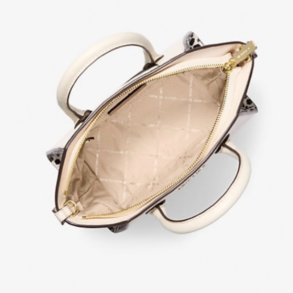 Michael Kors Avril Leather & Calf Hair Bag - Picture 3 of 12